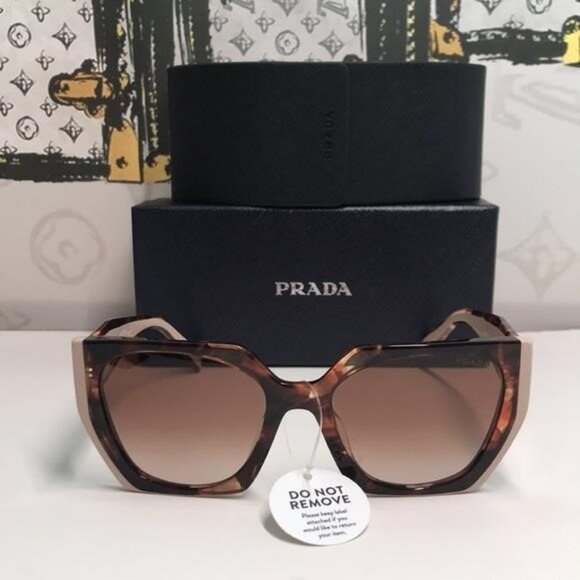 Prada SPR15W Sunglasses – Tortoiseshell / Pink – New - Picture 7 of 12